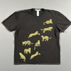 Luxury Soft Oversized 100% Cotton Leopard‎ Tee Project Social T Brown One Size